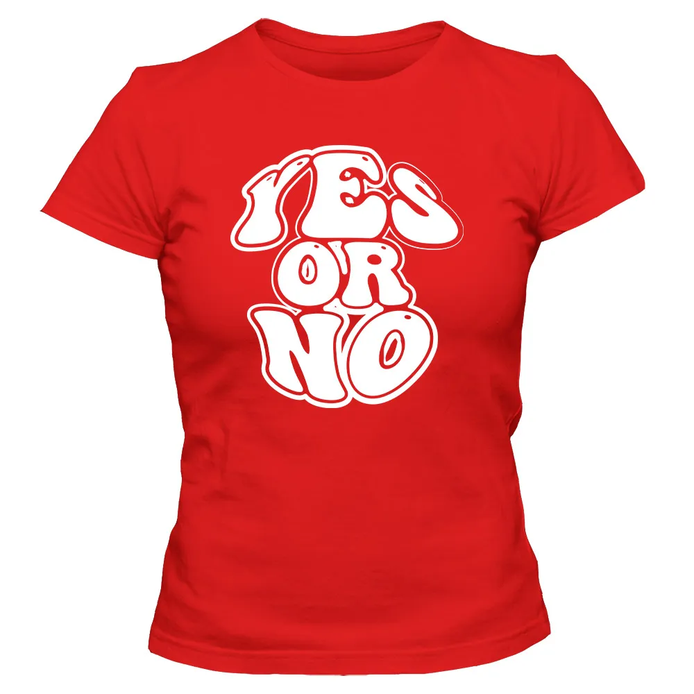 Koszulka damska YES OR NO