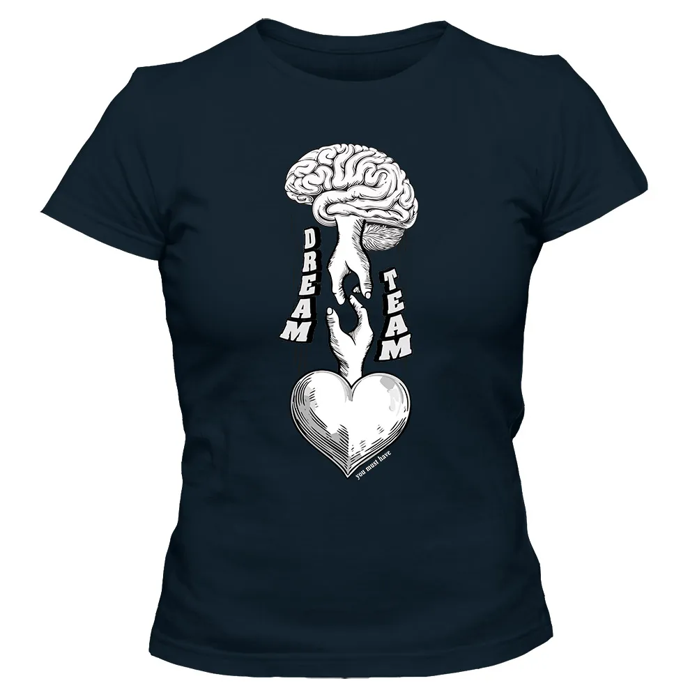 Koszulka damska BRAIN HEART DREAM TEAM