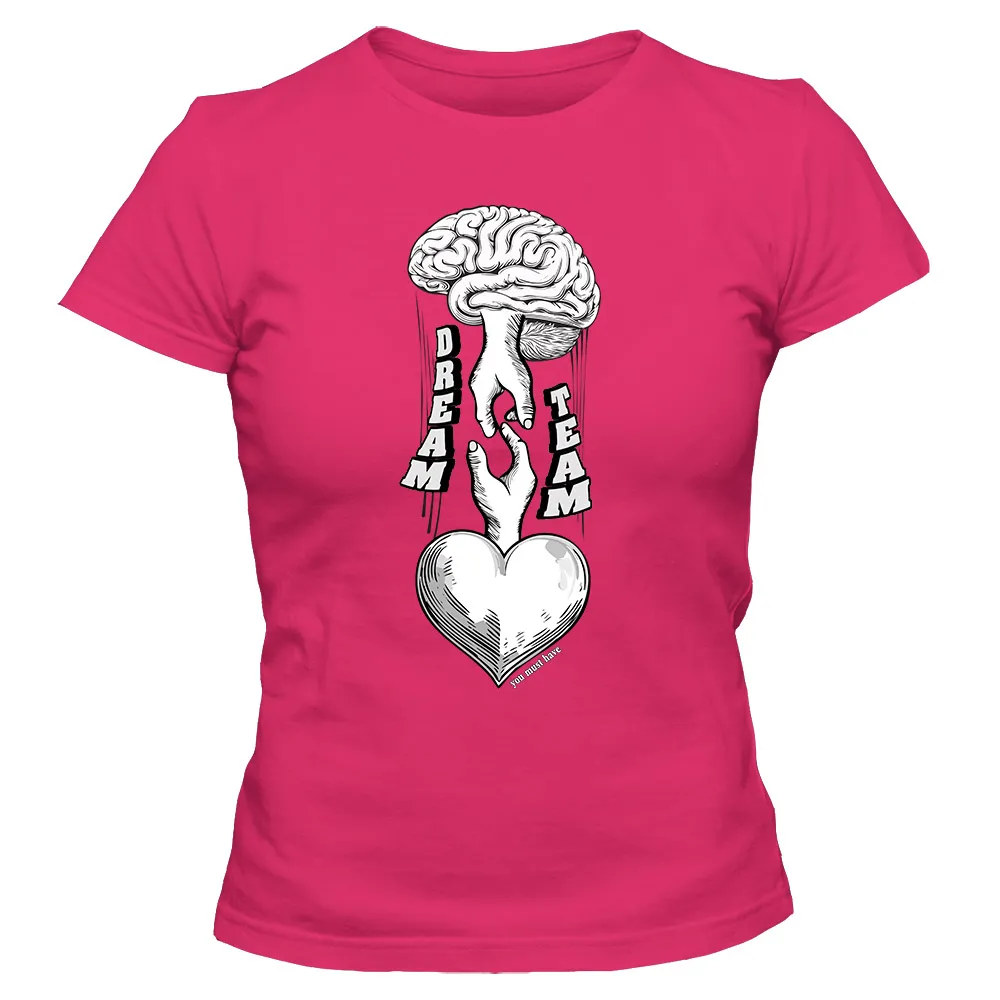 Koszulka damska BRAIN HEART DREAM TEAM