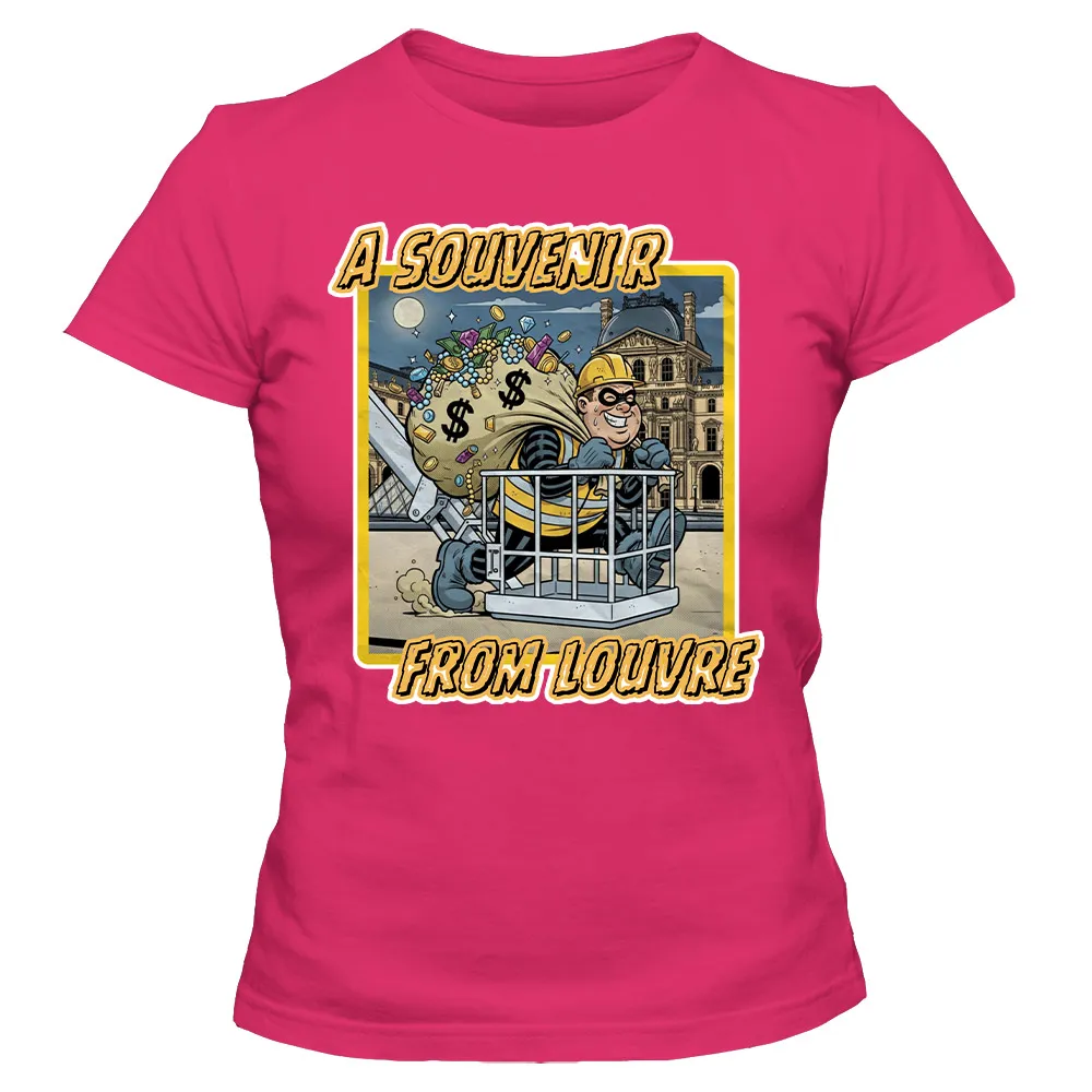 Koszulka damska PAMIĄTKA Z LUWRU