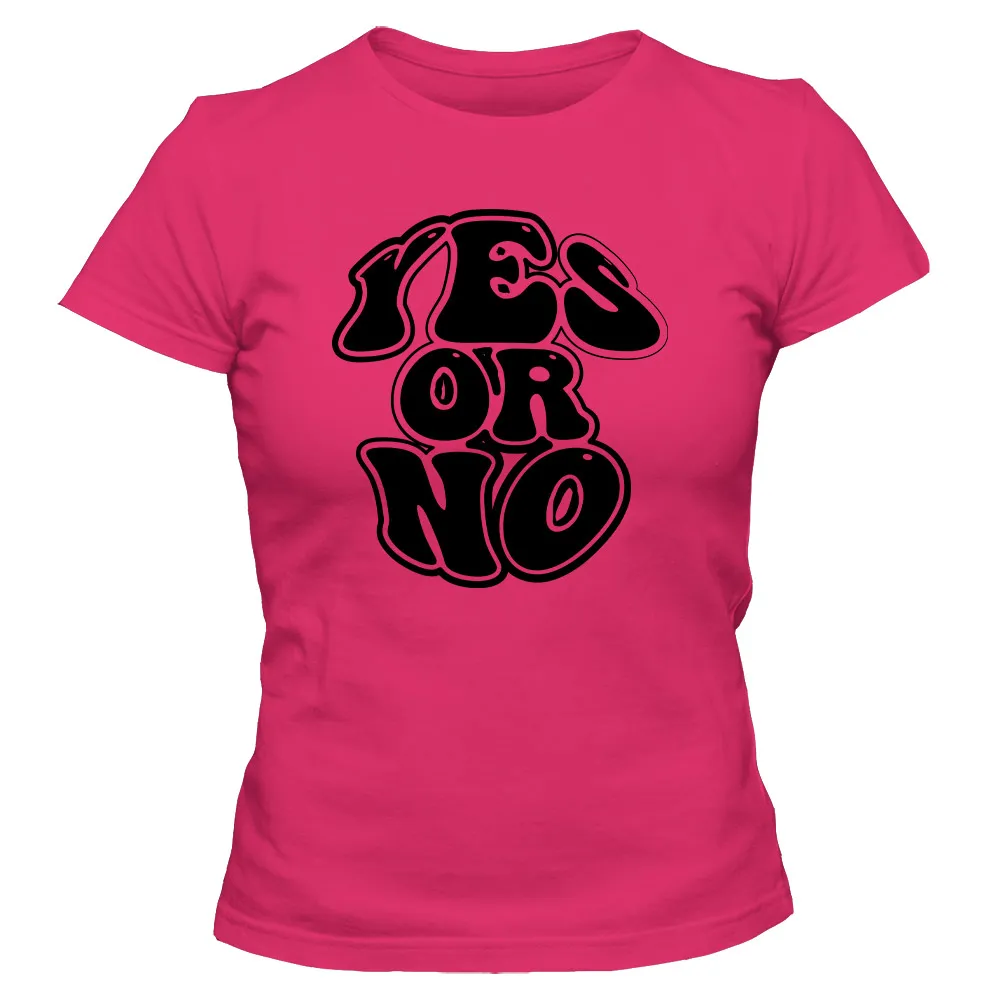 Koszulka damska YES OR NO