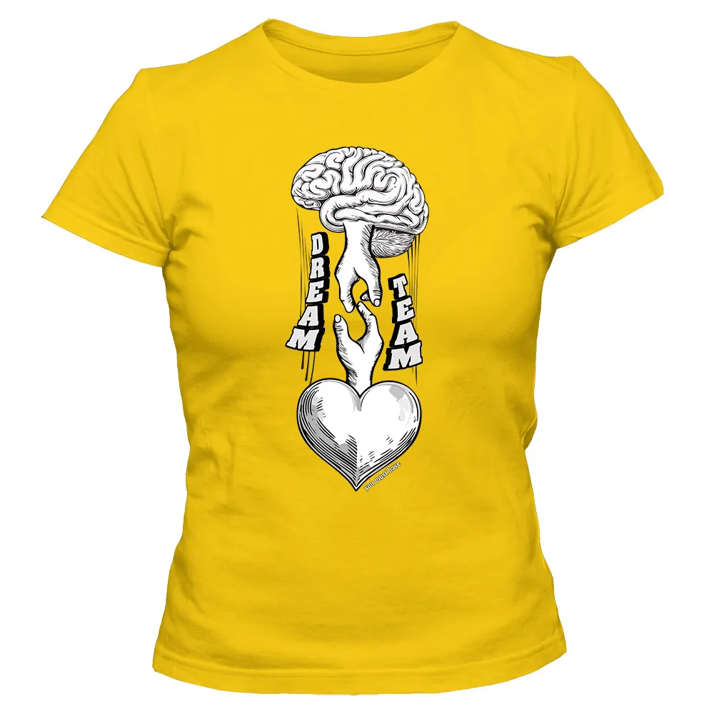Koszulka damska BRAIN HEART DREAM TEAM