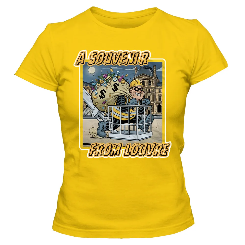 Koszulka damska PAMIĄTKA Z LUWRU