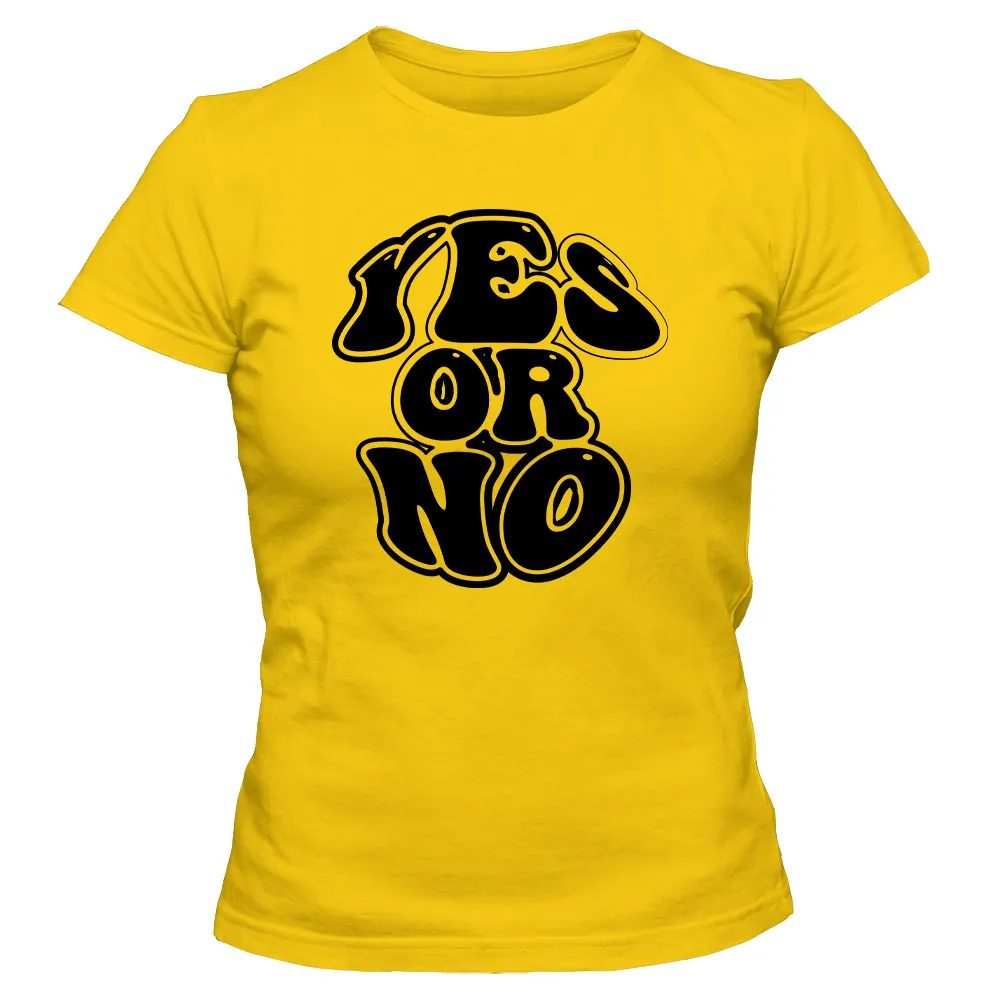 Koszulka damska YES OR NO
