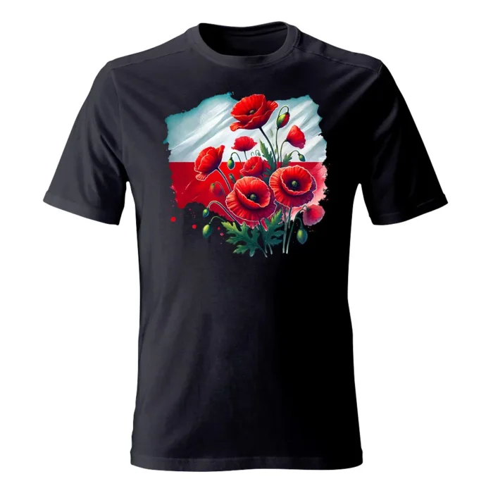 Koszulka męska Polskie maki