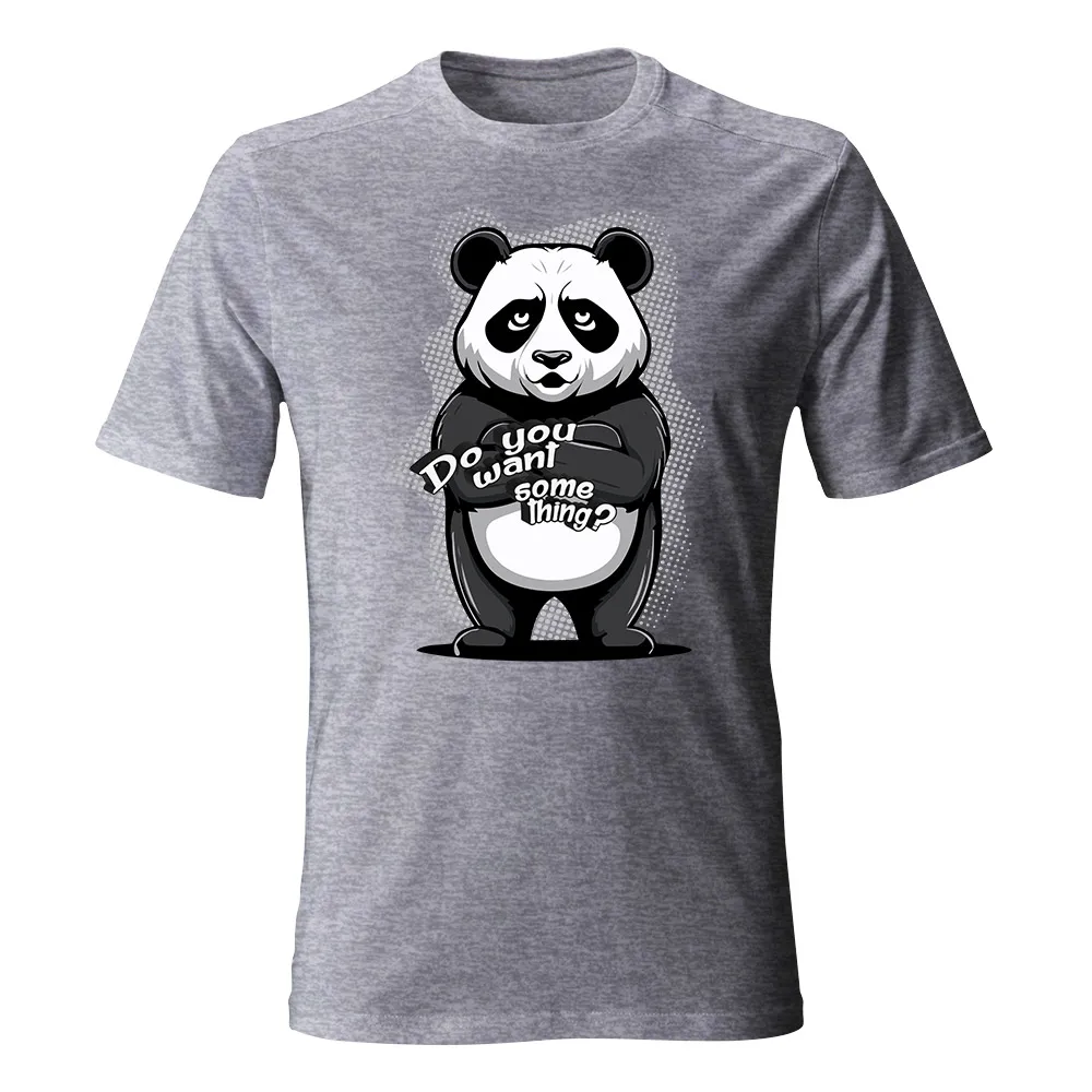 Koszulka męska PANDA DO YOU WANT SOMETHING