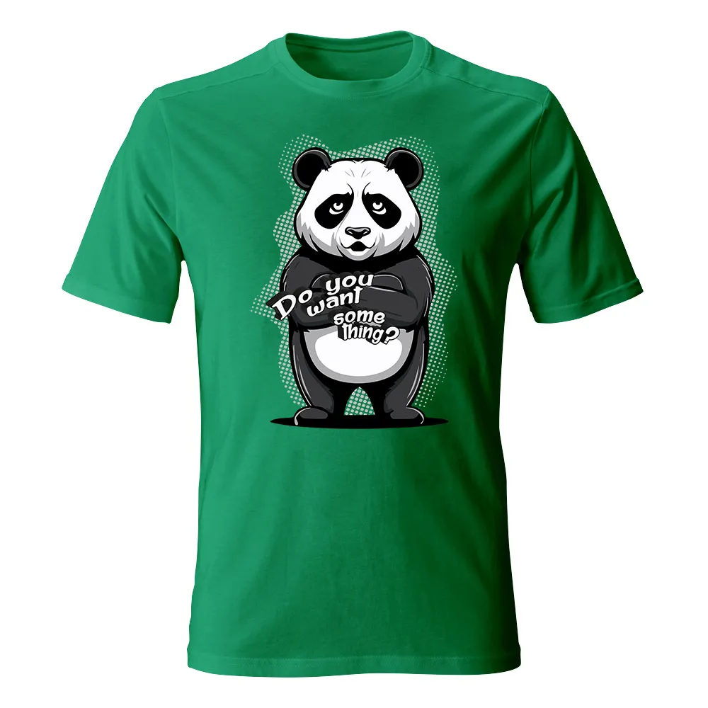 Koszulka męska PANDA DO YOU WANT SOMETHING