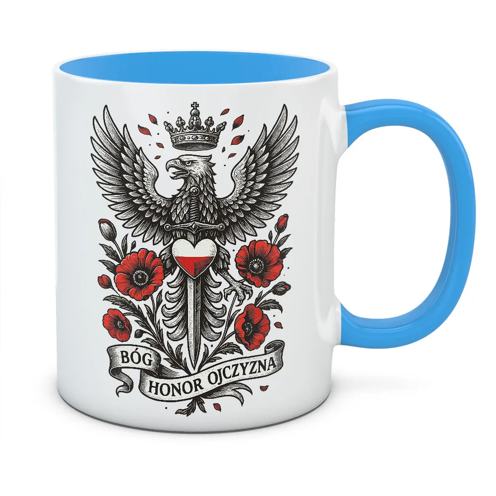 Kubek BÓG HONOR OJCZYZNA