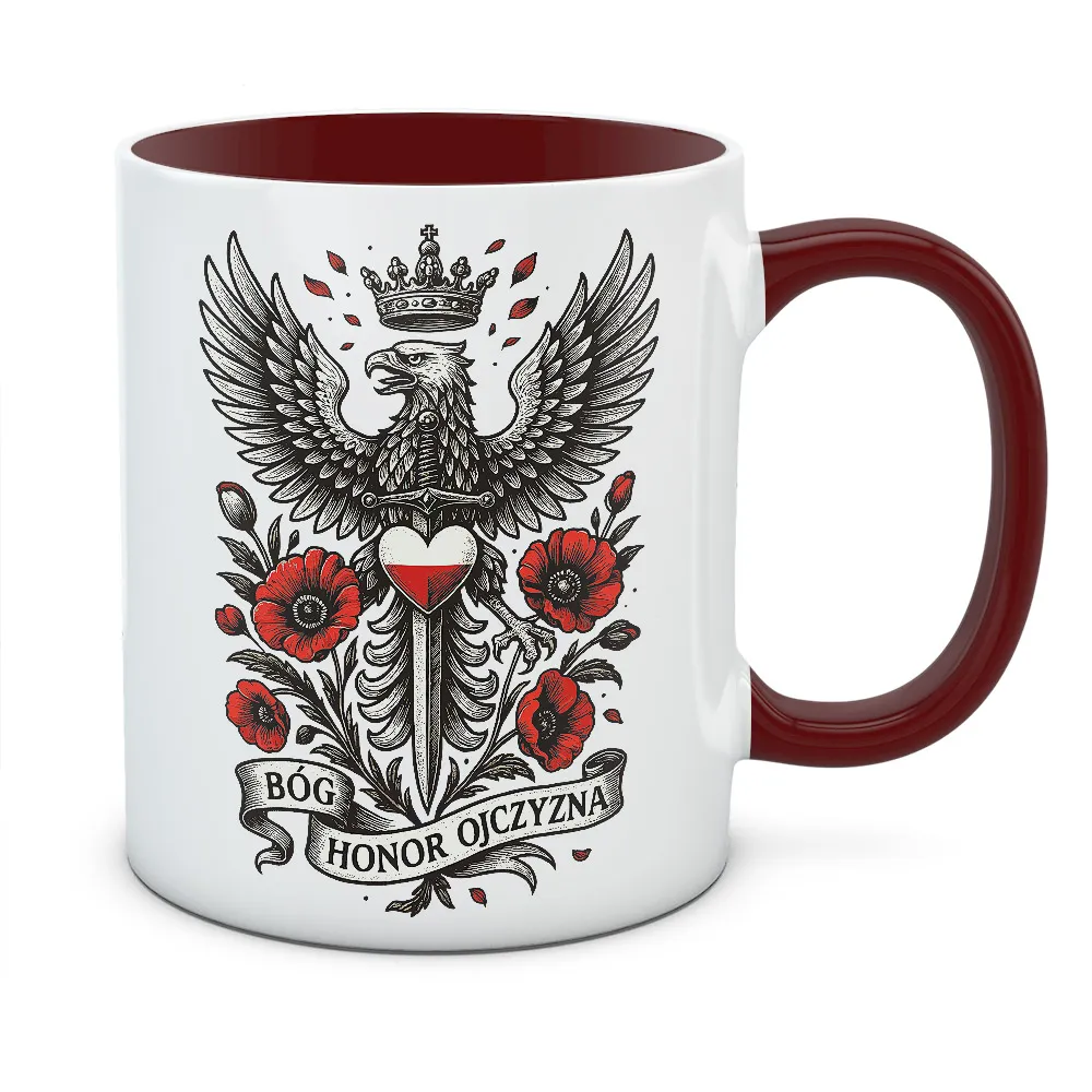 Kubek BÓG HONOR OJCZYZNA