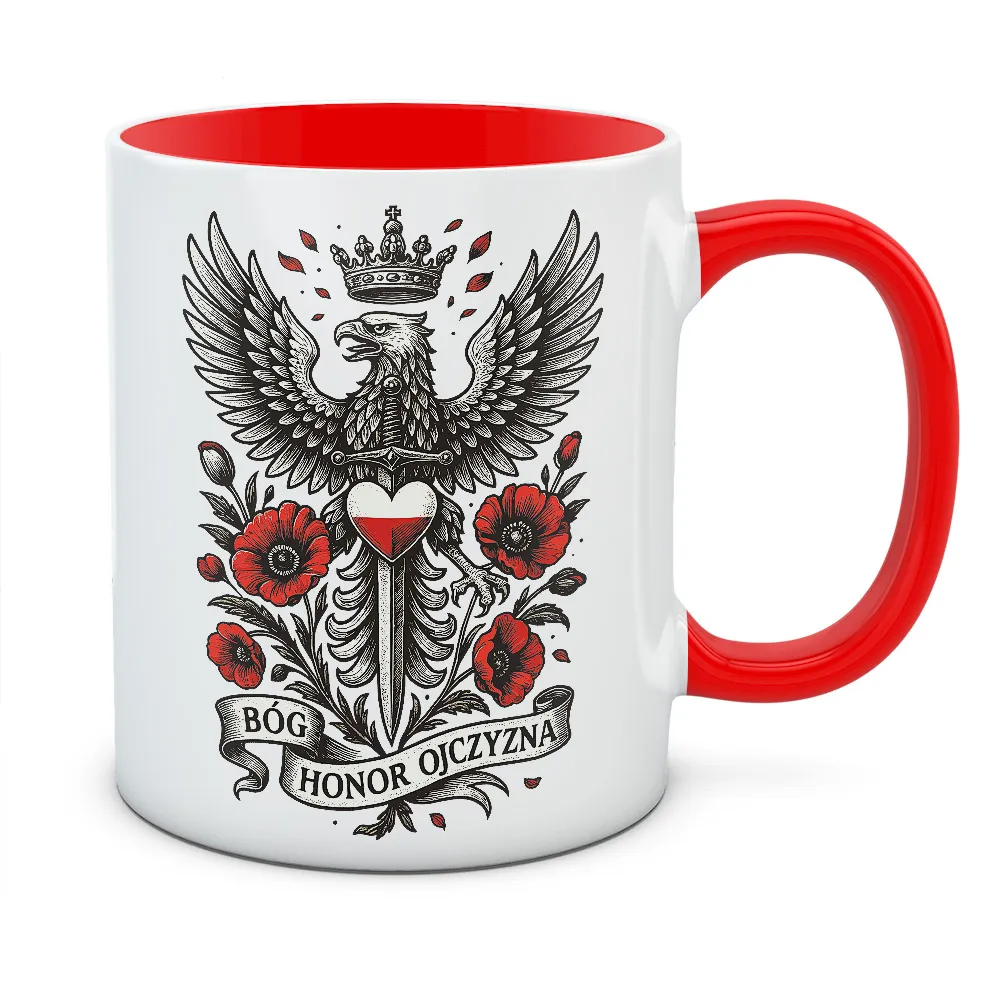 Kubek BÓG HONOR OJCZYZNA