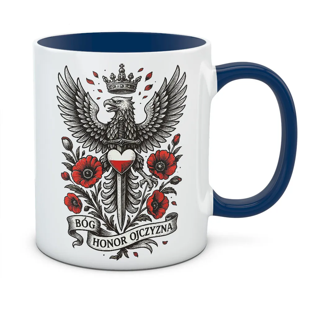 Kubek BÓG HONOR OJCZYZNA