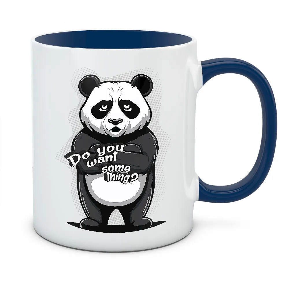 Kubek PANDA DO YOU WANT SOMETHING