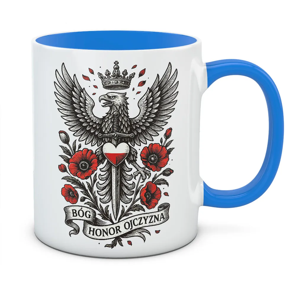 Kubek BÓG HONOR OJCZYZNA