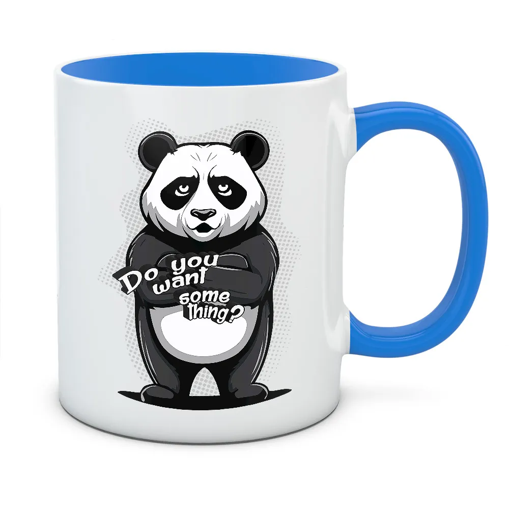 Kubek PANDA DO YOU WANT SOMETHING