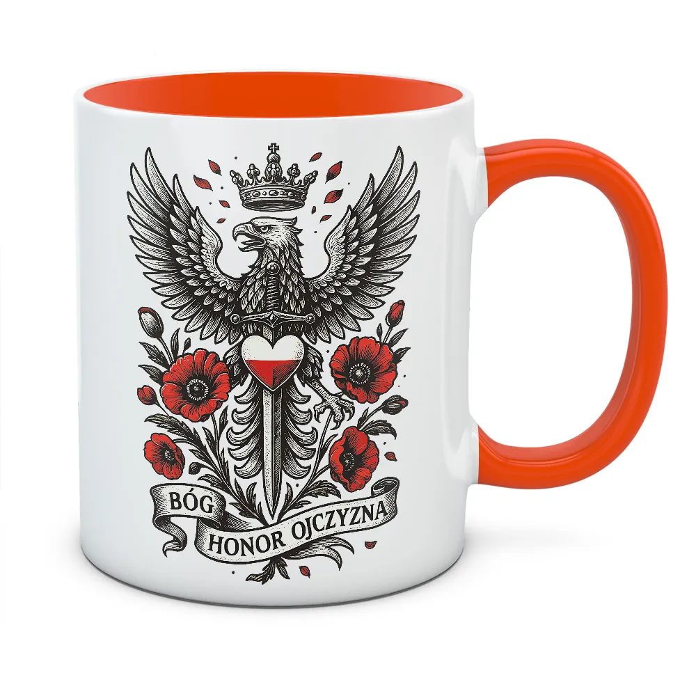 Kubek BÓG HONOR OJCZYZNA