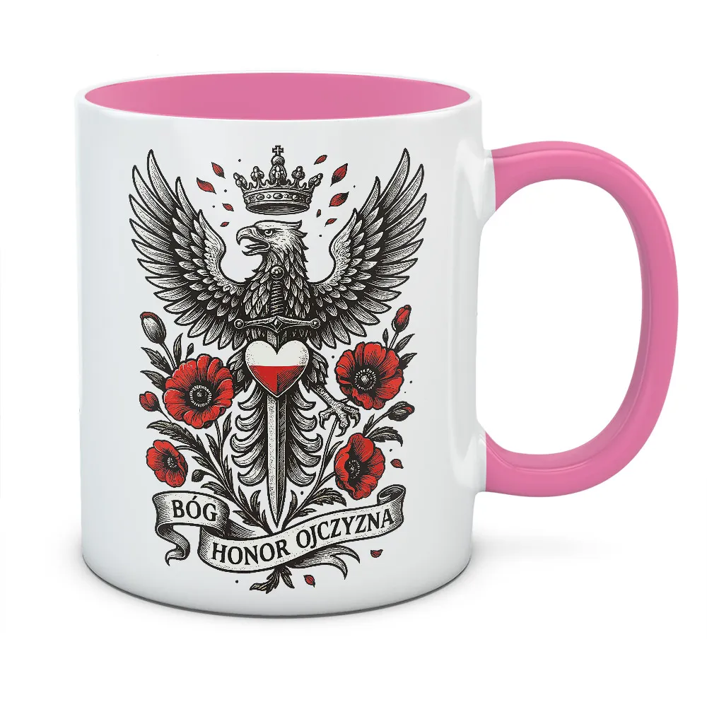 Kubek BÓG HONOR OJCZYZNA