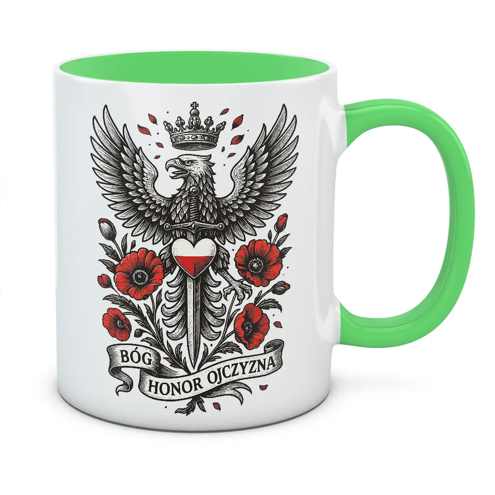 Kubek BÓG HONOR OJCZYZNA