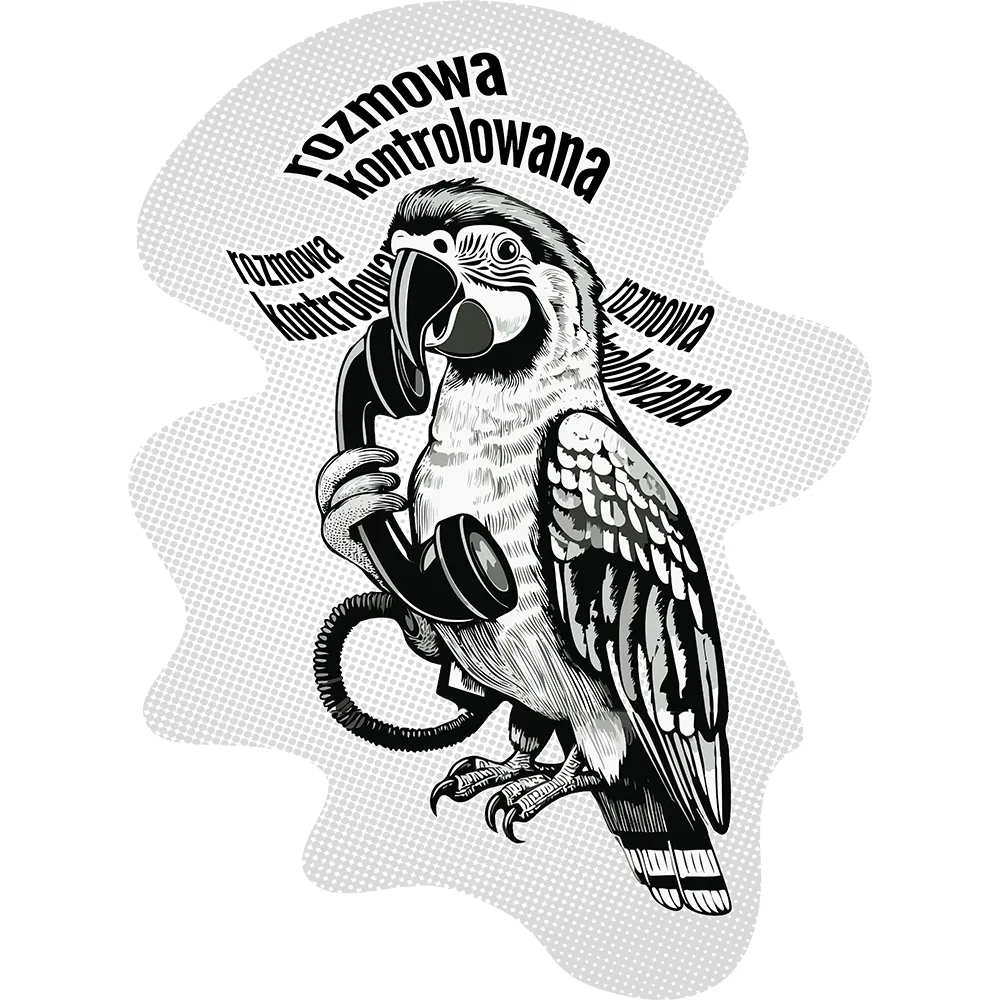 Bluza męska z kapturem ROZMOWA KONTROLOWANA