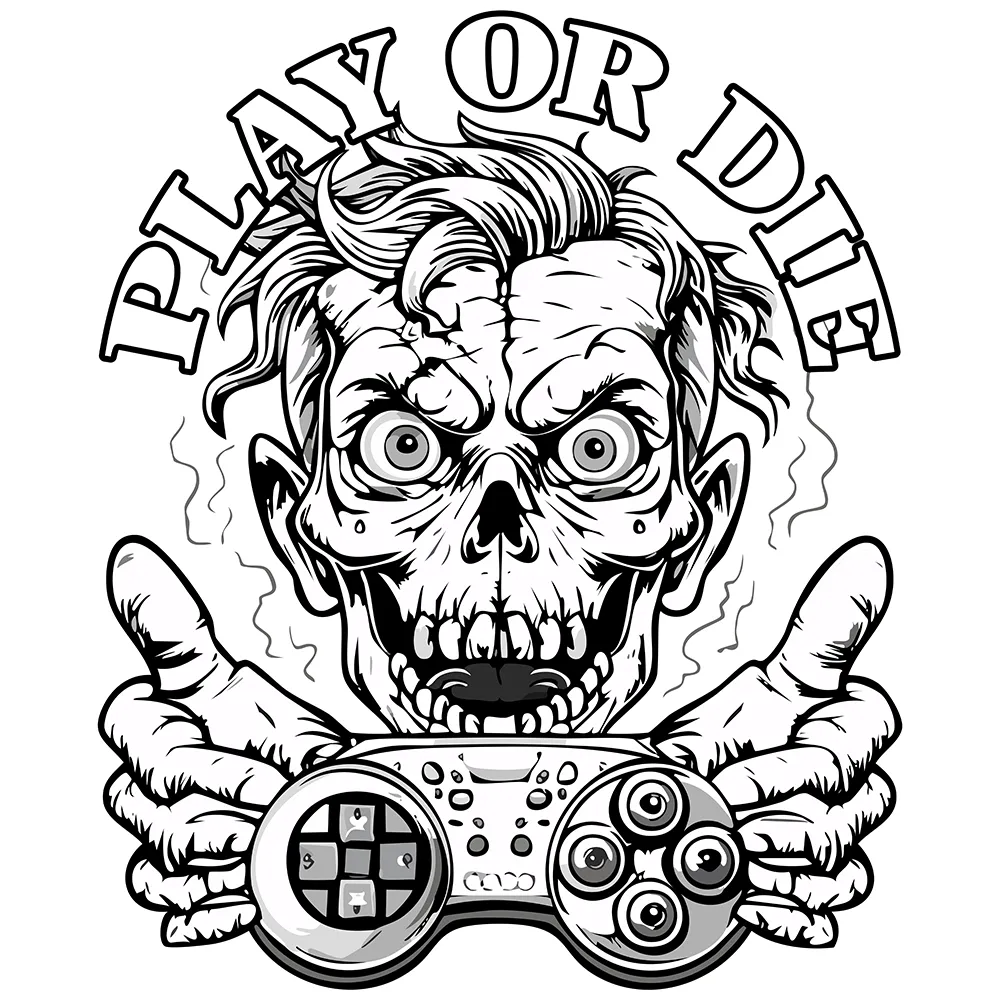 Bluza damska z kapturem ZOMBIE GAMER