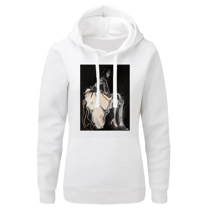 Bluza damska z kapturem BALETNICA