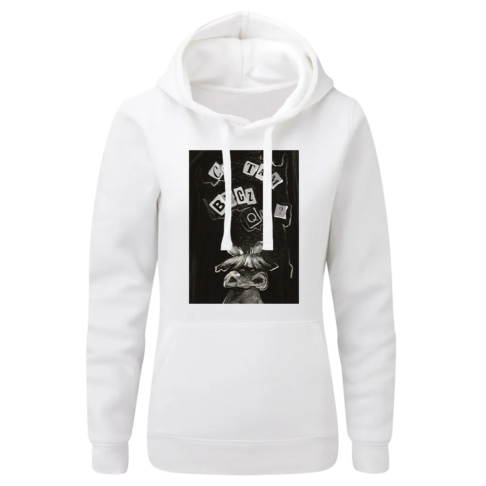 Bluza damska z kapturem Co tam byczq