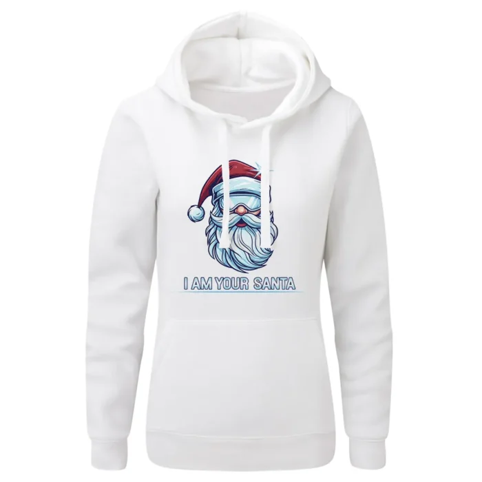 Bluza damska z kapturem I am your Santa