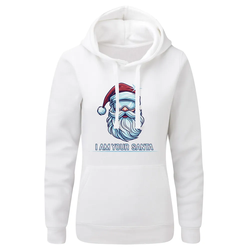 Bluza damska z kapturem I am your Santa
