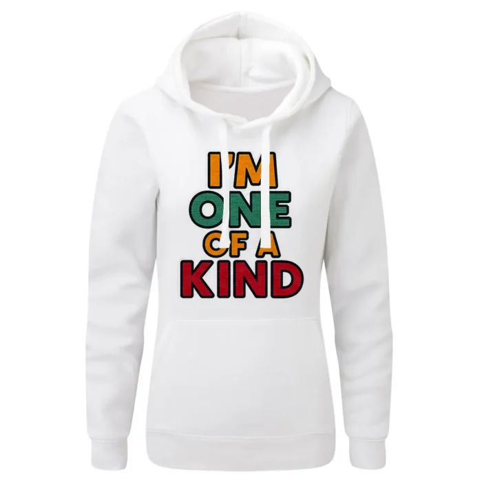 Bluza damska z kapturem Im one of a kind