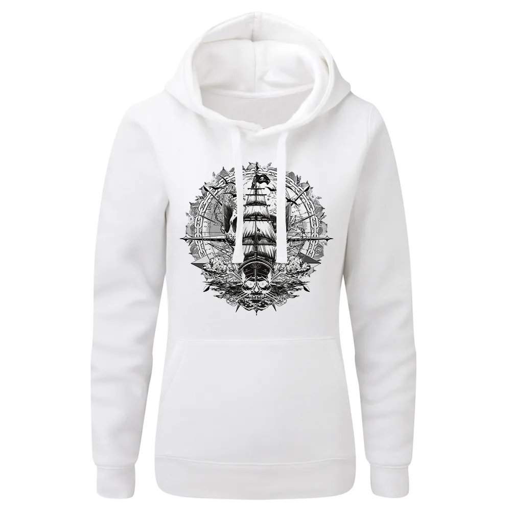 Bluza damska z kapturem Piraci