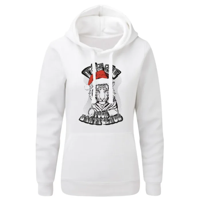 Bluza damska z kapturem Santa Tiger