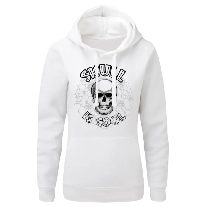 Bluza damska z kapturem Skull is cool 1