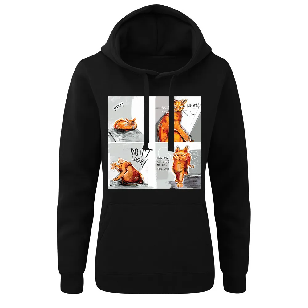 Bluza damska z kapturem DZIEŃ KOTA KOMIKS