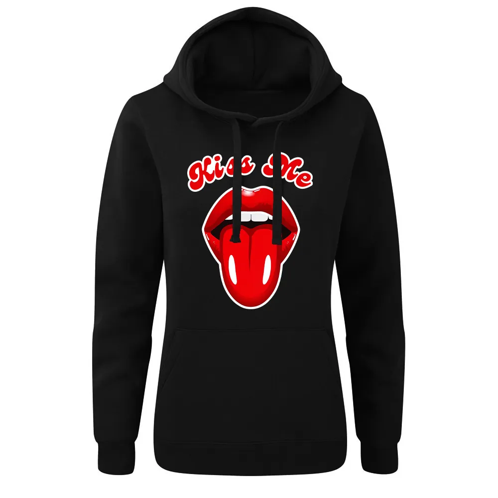 Bluza damska z kapturem KISS ME