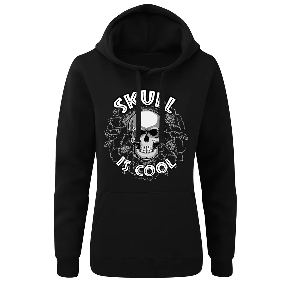 Bluza damska z kapturem SKULL IS COOL 1