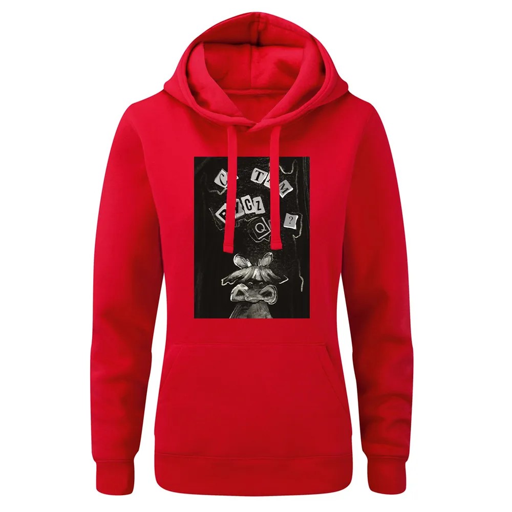 Bluza damska z kapturem CO TAM BYCZQ