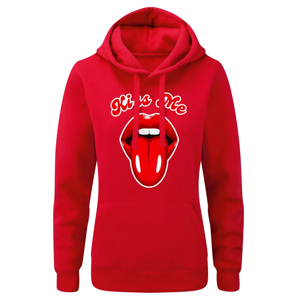 Bluza damska z kapturem KISS ME