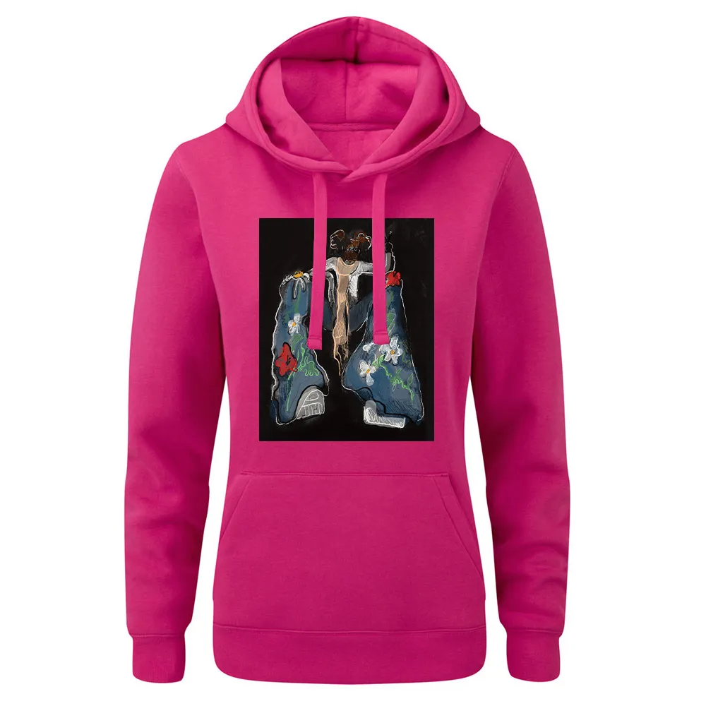 Bluza damska z kapturem PEACE