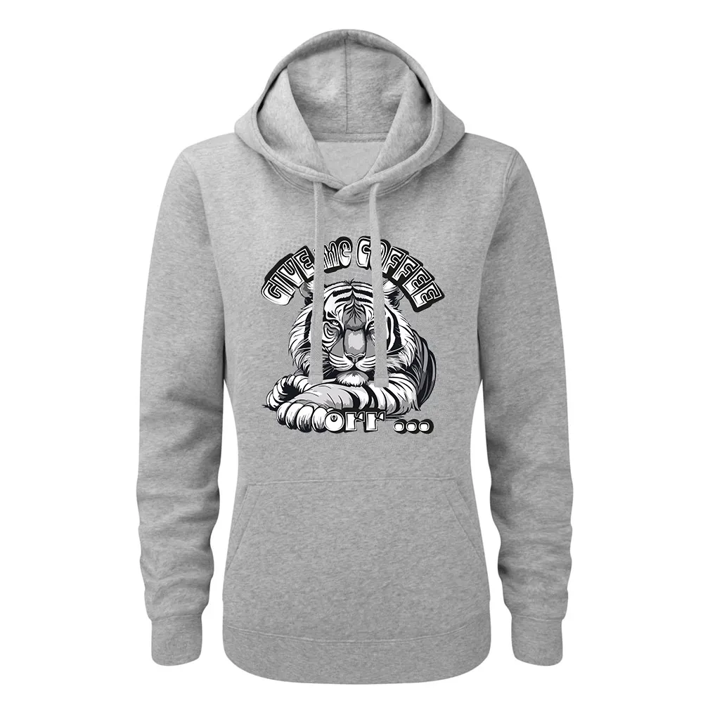 Bluza damska z kapturem COFFEE TIGER