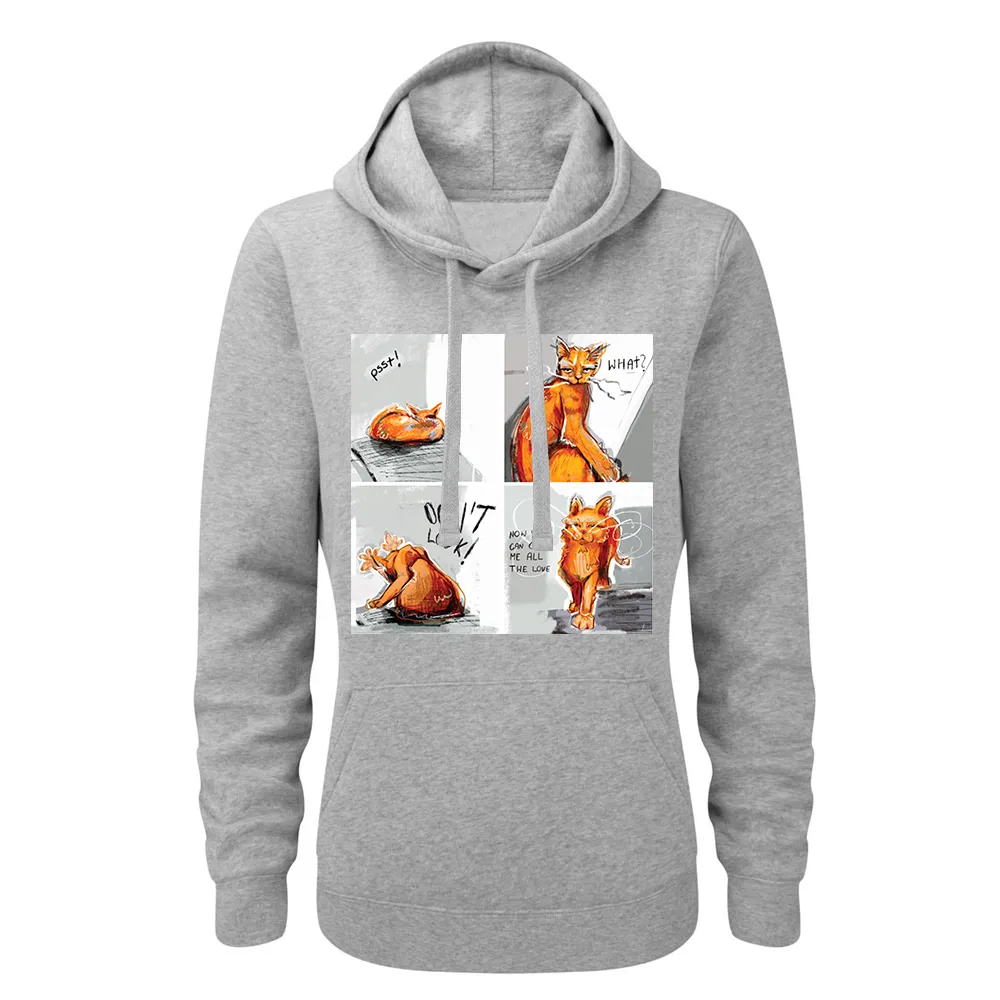 Bluza damska z kapturem DZIEŃ KOTA KOMIKS