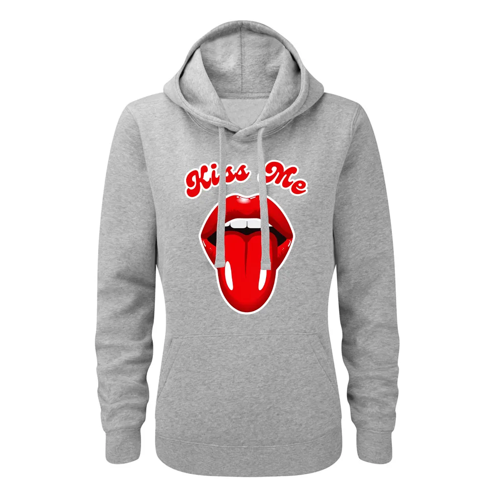 Bluza damska z kapturem KISS ME
