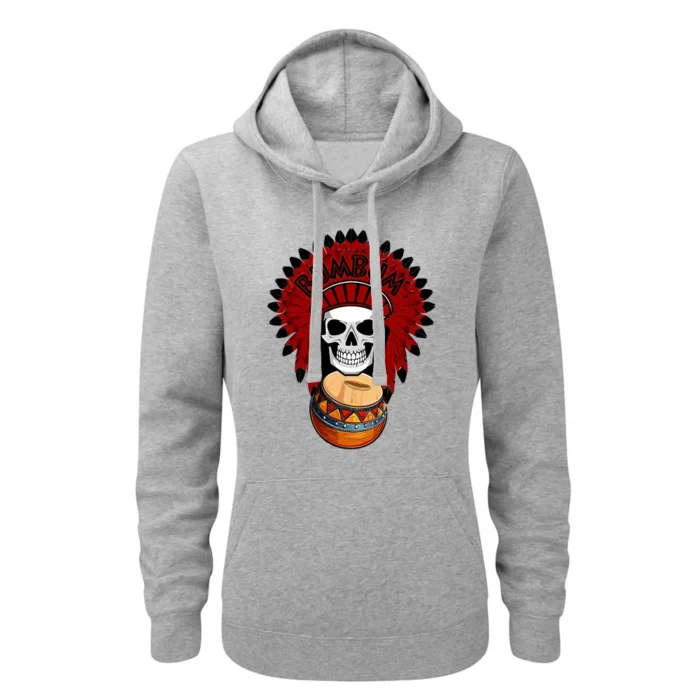 Bluza damska z kapturem SKULL BUM BUM
