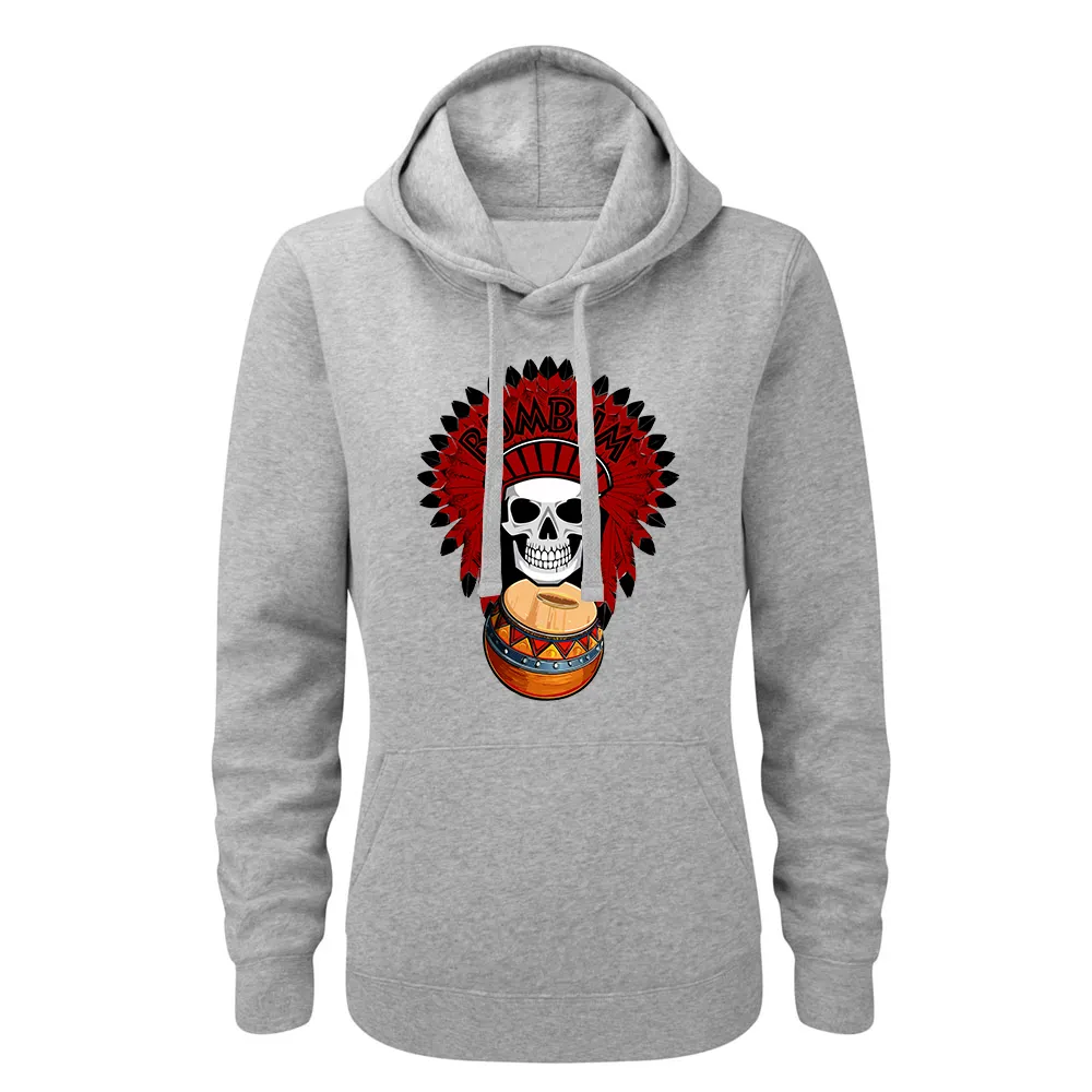 Bluza damska z kapturem SKULL BUM BUM