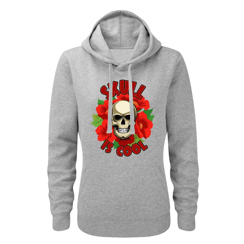 Bluza damska z kapturem SKULL IS COOL 2