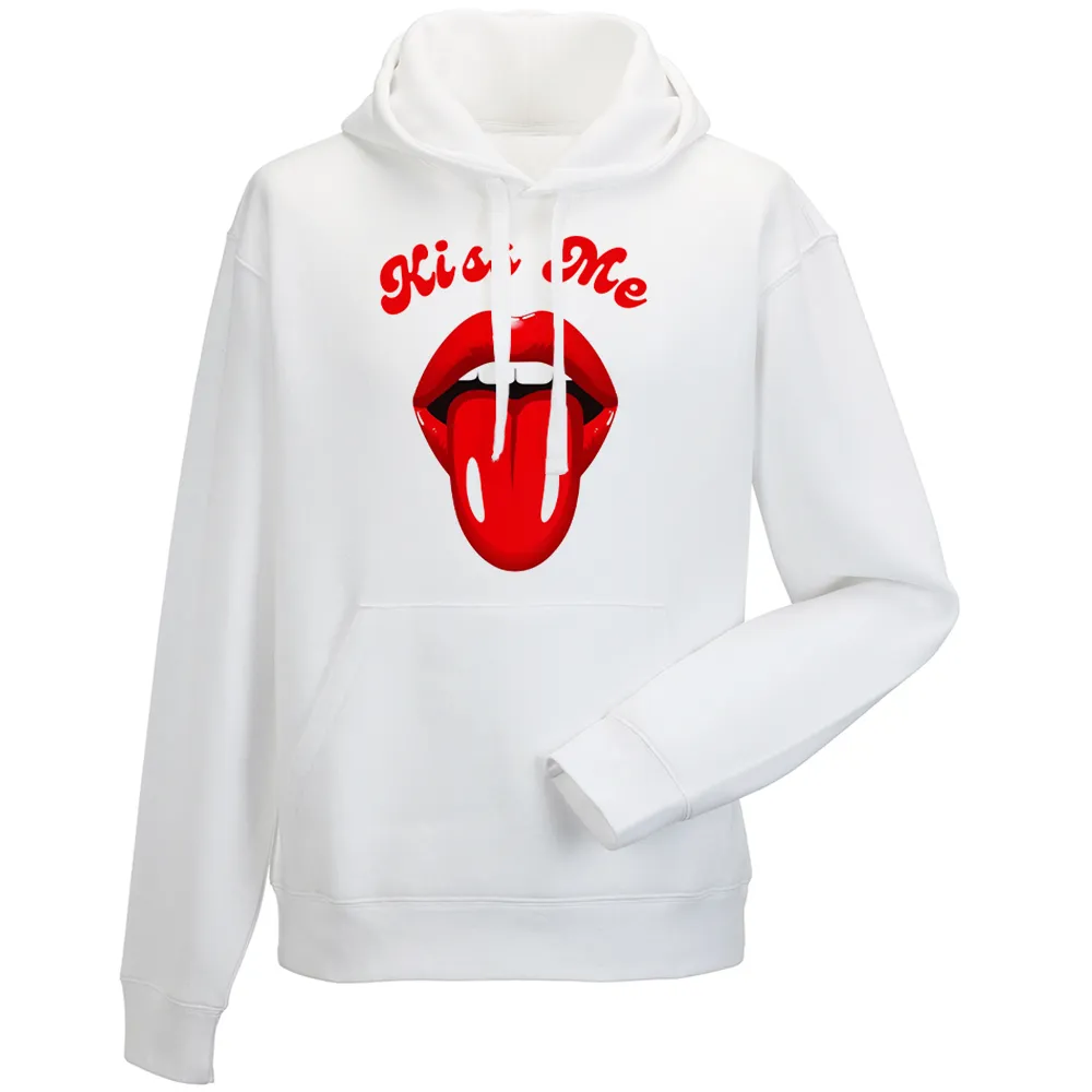 Bluza męska z kapturem KISS ME