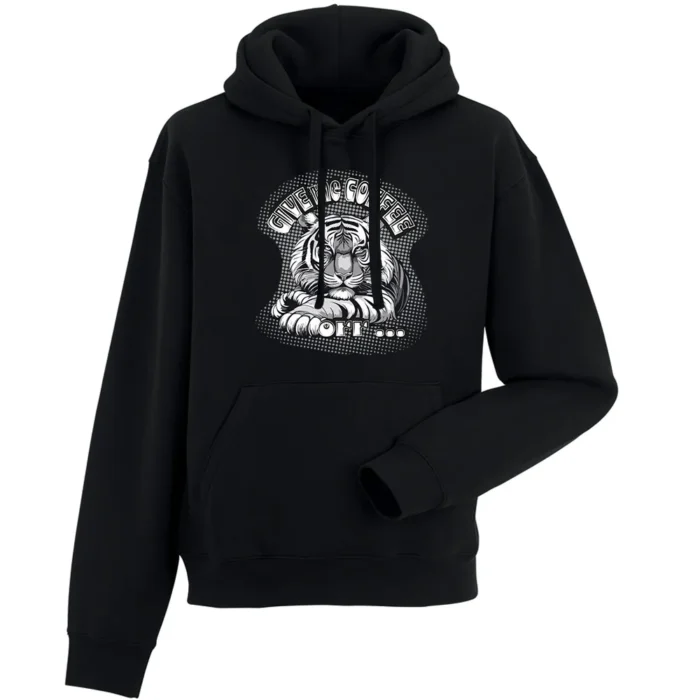 Bluza męska z kapturem Coffee Tiger