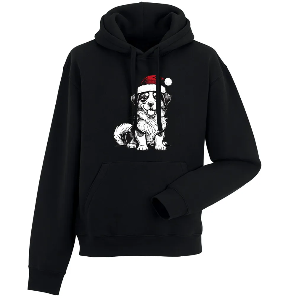Bluza męska z kapturem Santas Dog