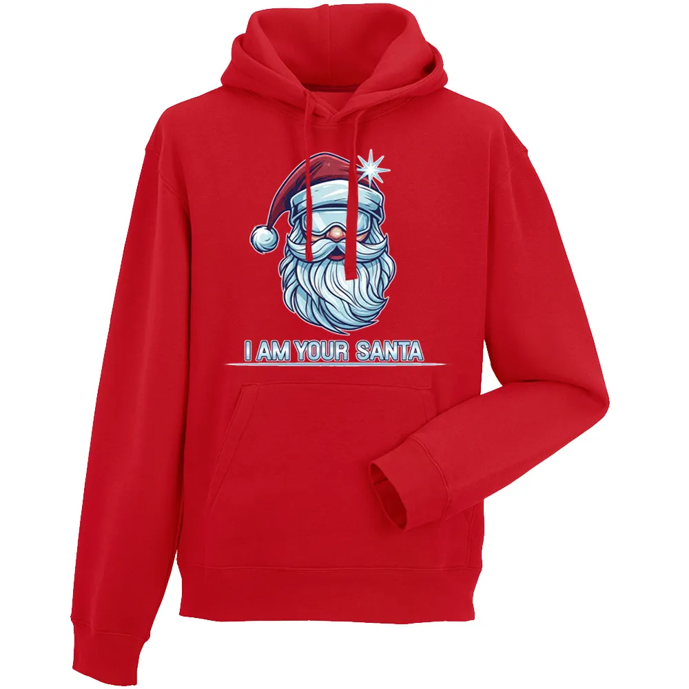 Bluza męska z kapturem I AM YOUR SANTA