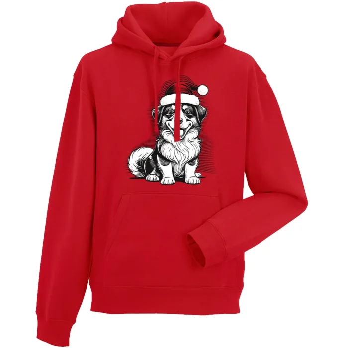 Bluza męska z kapturem SANTAS DOG