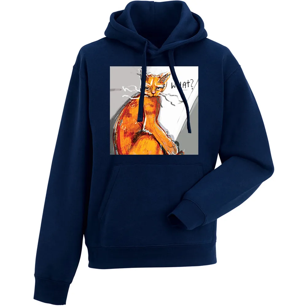 Bluza męska z kapturem DZIEŃ KOTA WHAT