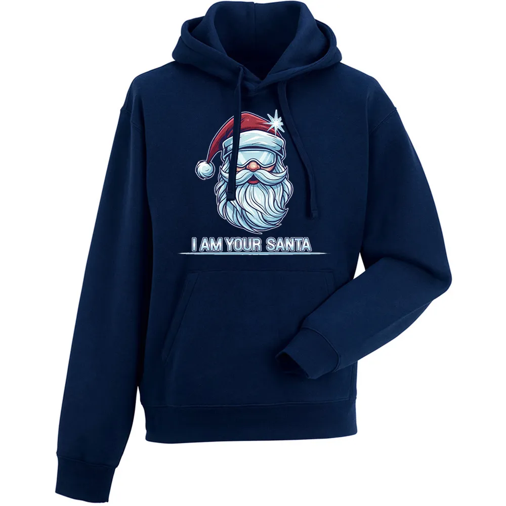 Bluza męska z kapturem I AM YOUR SANTA